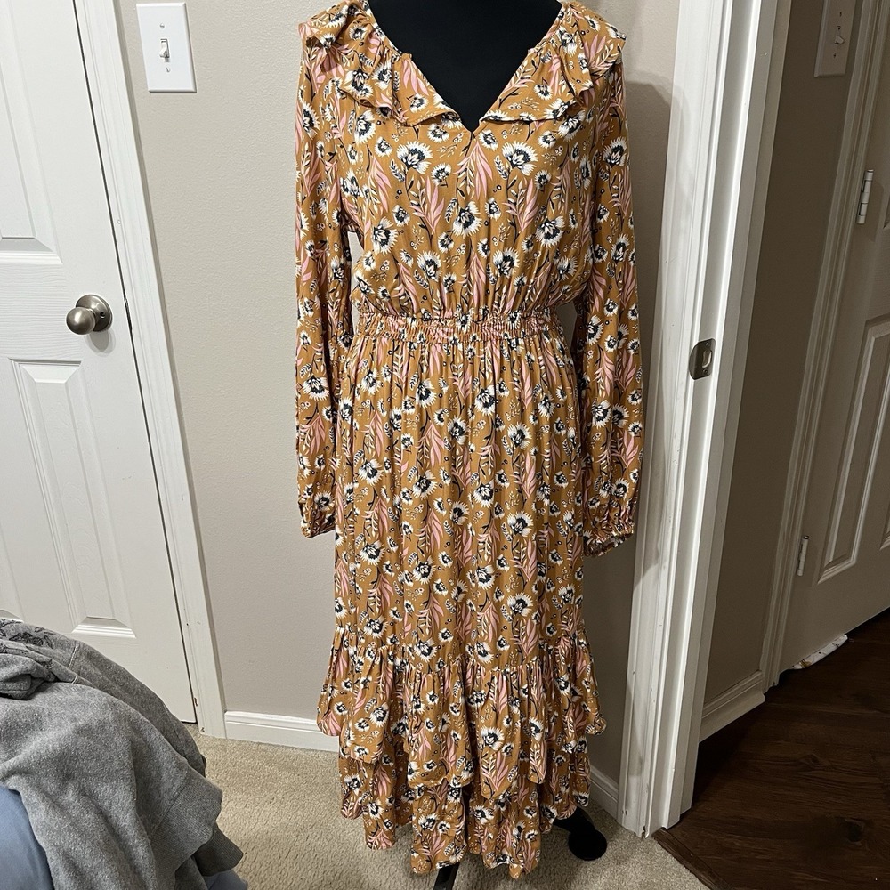 Universal Thread Women's Dress Sz Small Oversized Boho Prairie‎ Peasant